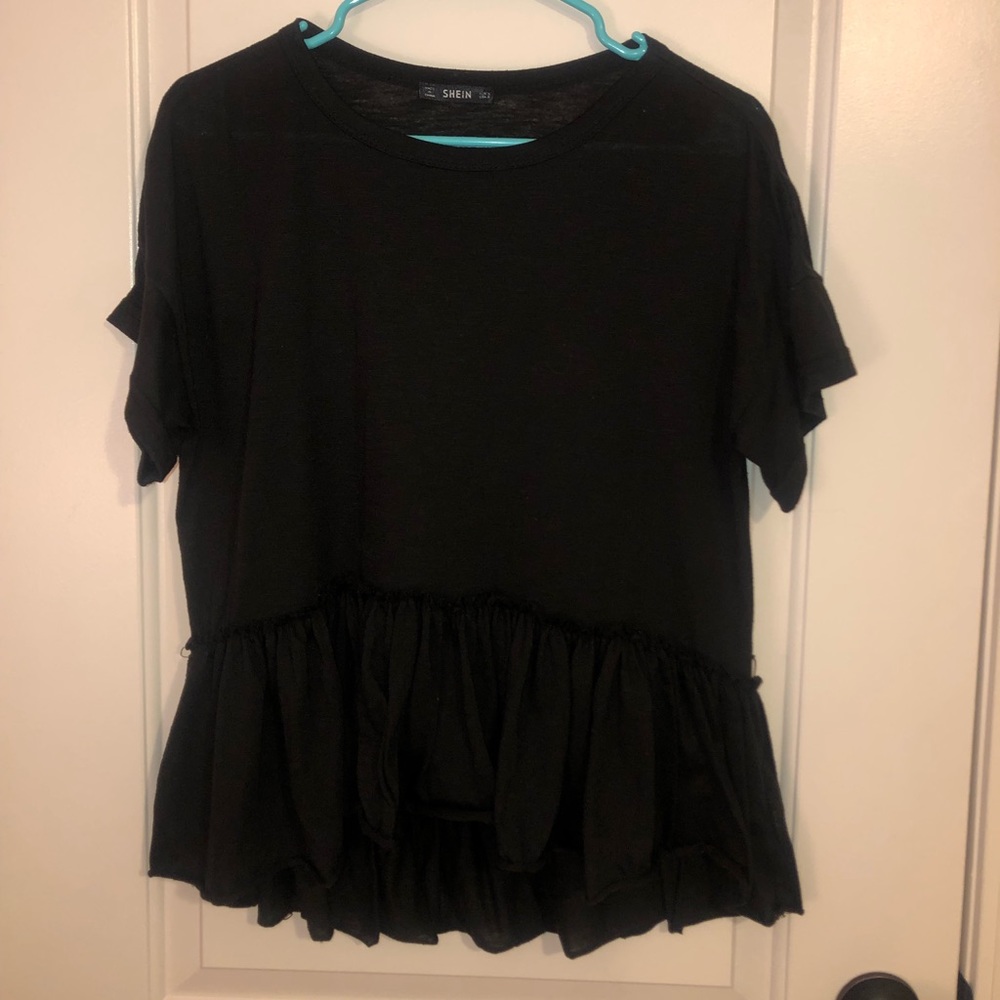 Black Babydoll Tee